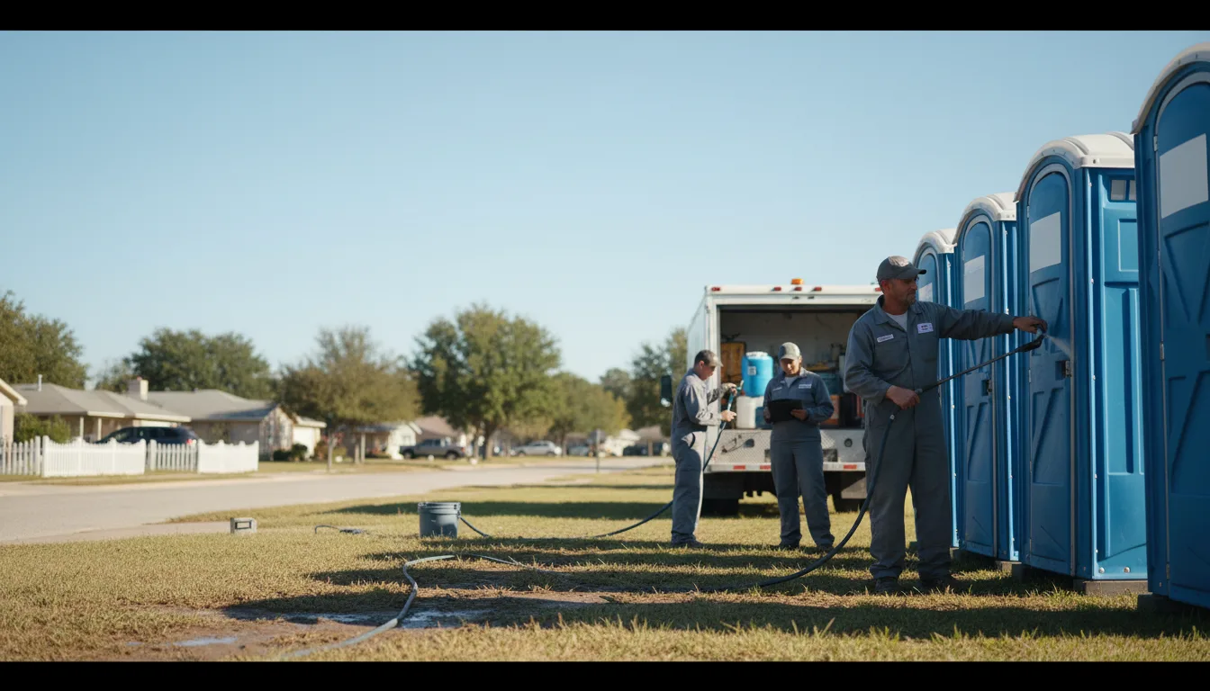 Long-Term Portable Toilet Rental in Calera, OK near me